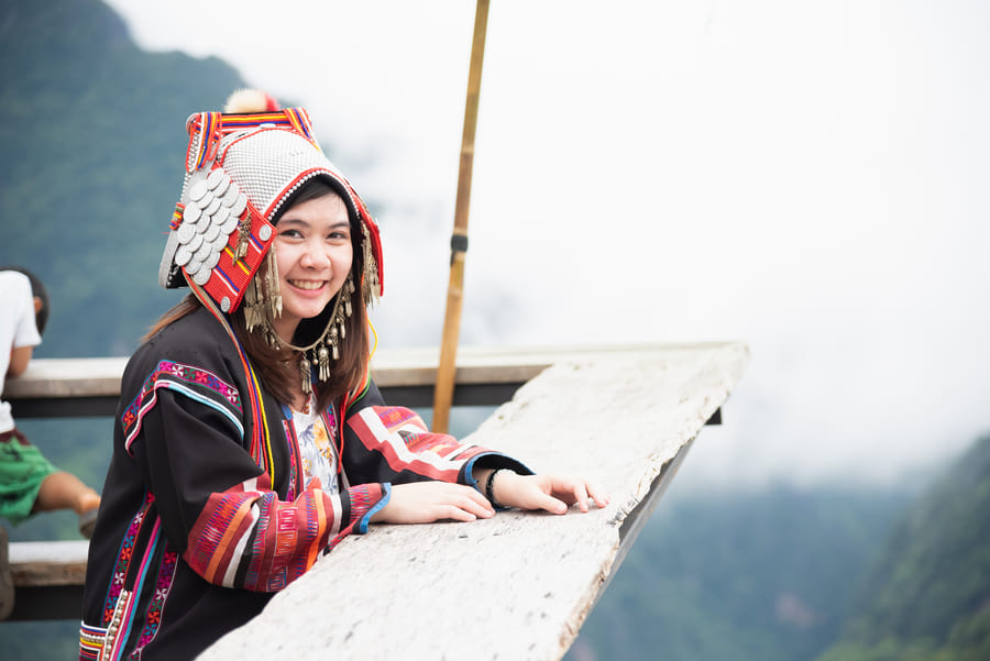 Chica en Yunnan China