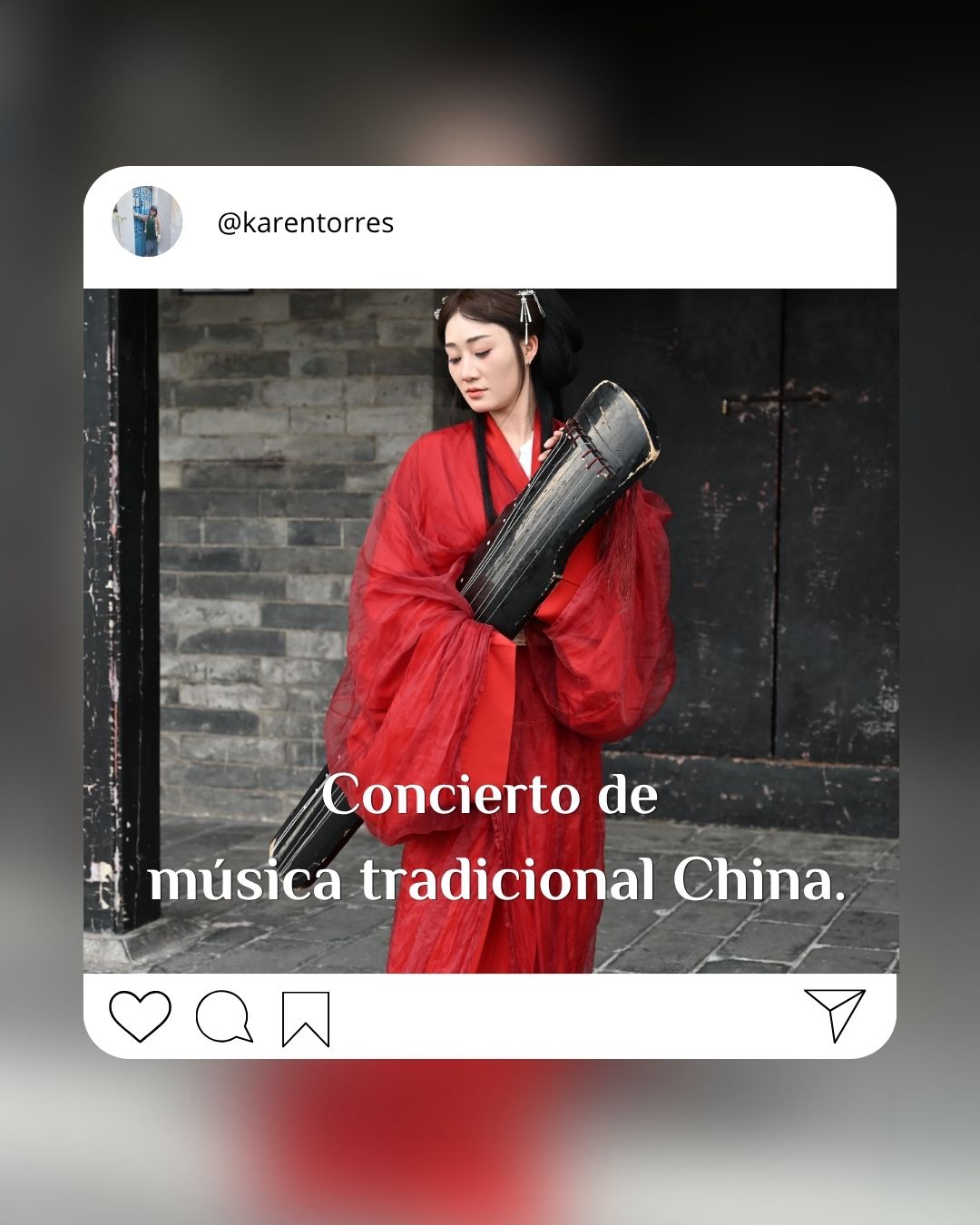 Concurso para ganar Concierto de música tradicional China.